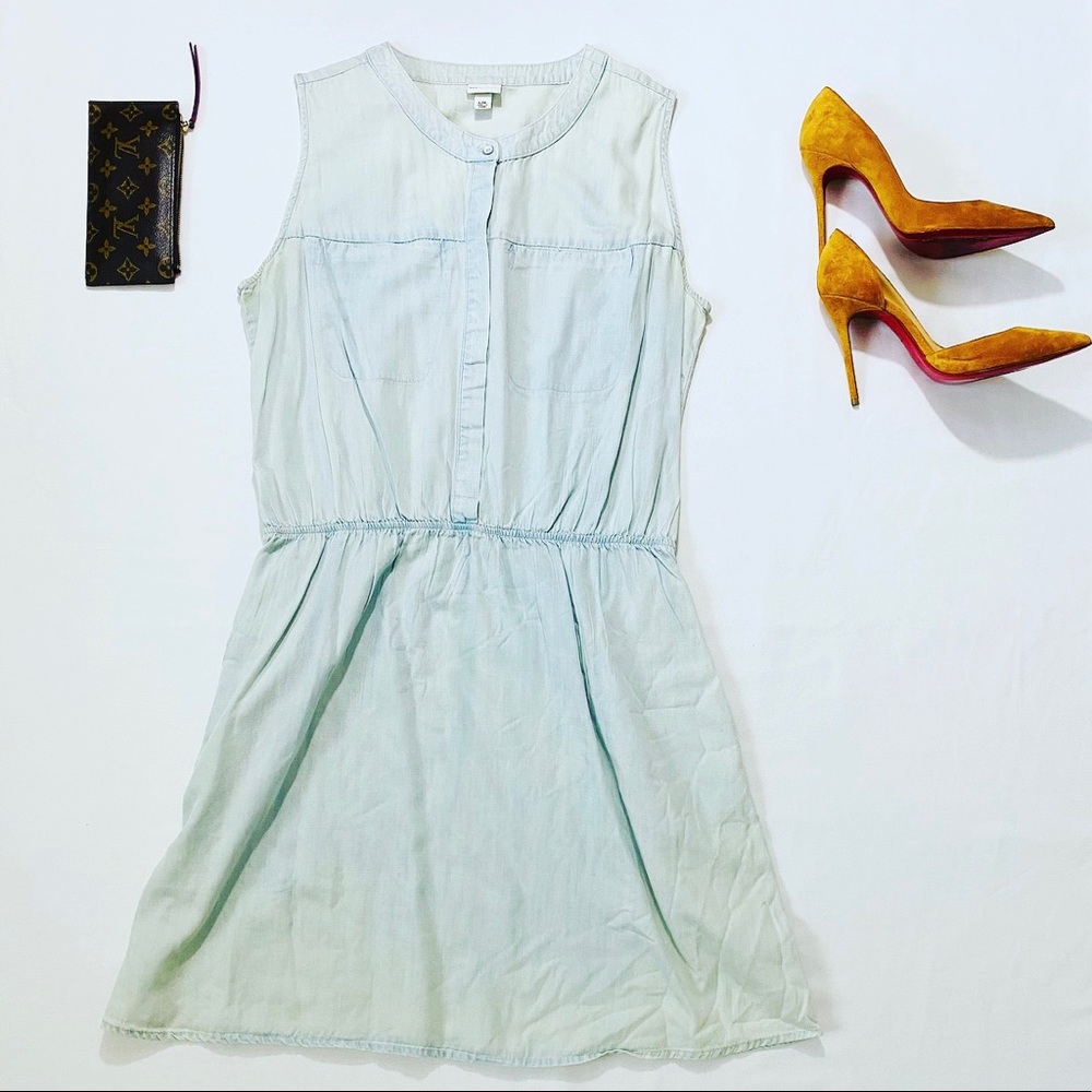 2/$24 Merona Light Blue Midi Dress